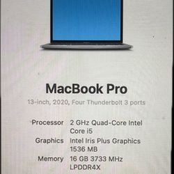 MacBook PRO 2020