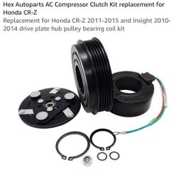 Hex Autoparts AC Compressor Clutch Kit for Honda CR-Z 11-15 & Insight 10-14