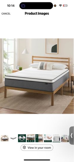 Zinus 12 Inch Hybrid Mattress Full