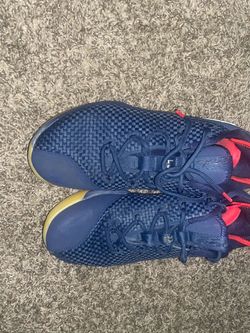 Nike LeBron Navy Blue Basketball Sneakers