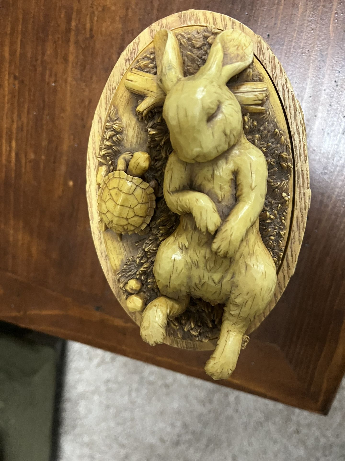 Disney's Olszewski "The Tortoise and the Hare" Heirloom Box.
