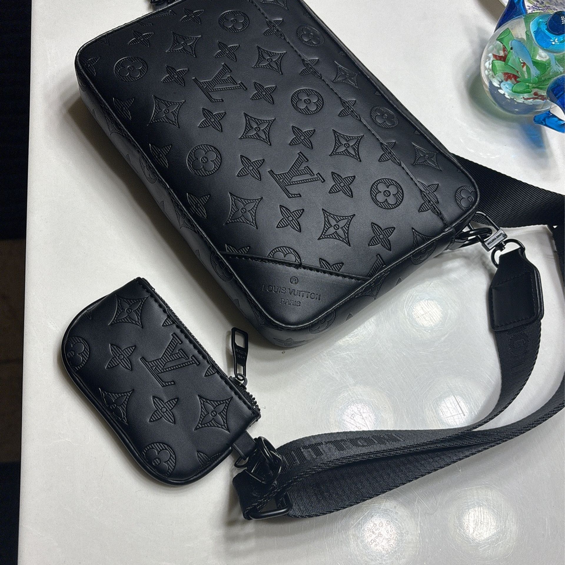 LV Trio Messenger Bag Embossed