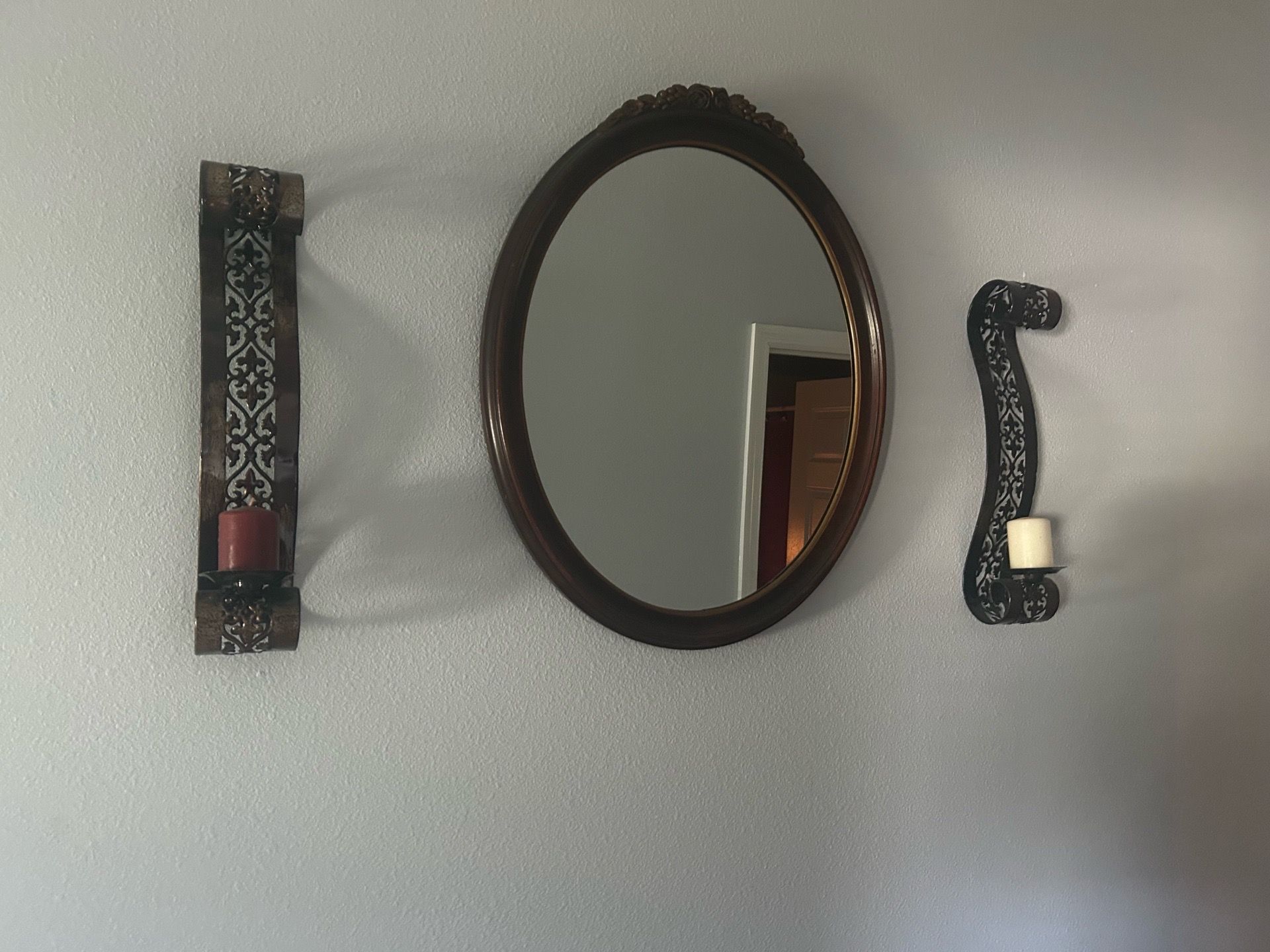 Mirror and Sconce