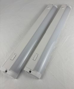 ALUSSO 24" LED Under Cabinet Lights 5CCT Linkable Dimmable 120V (2 Pack) For Sale $34.00 NEW