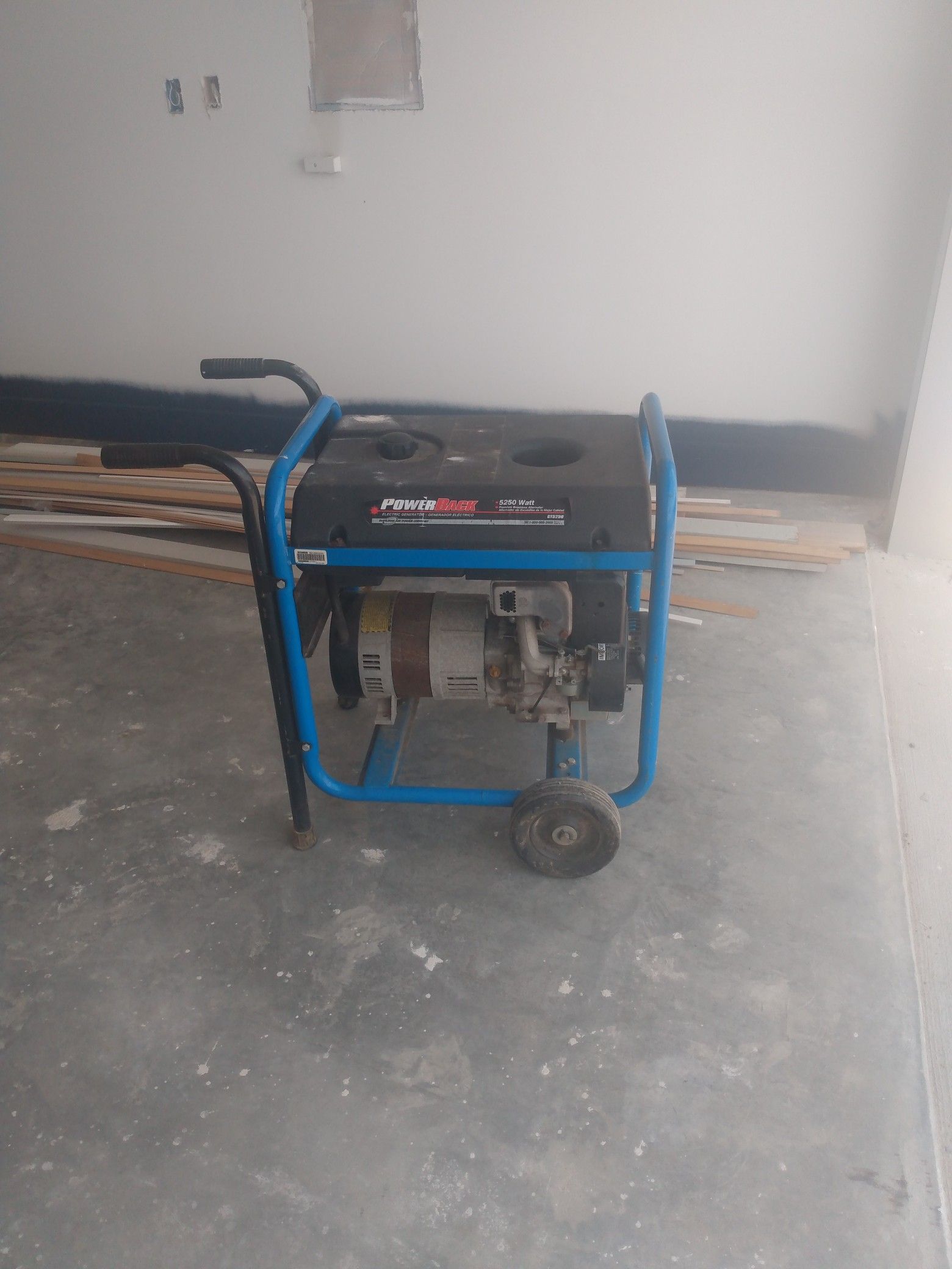 Generator power back