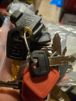 Heavy equipment key set universal prepper construction etc