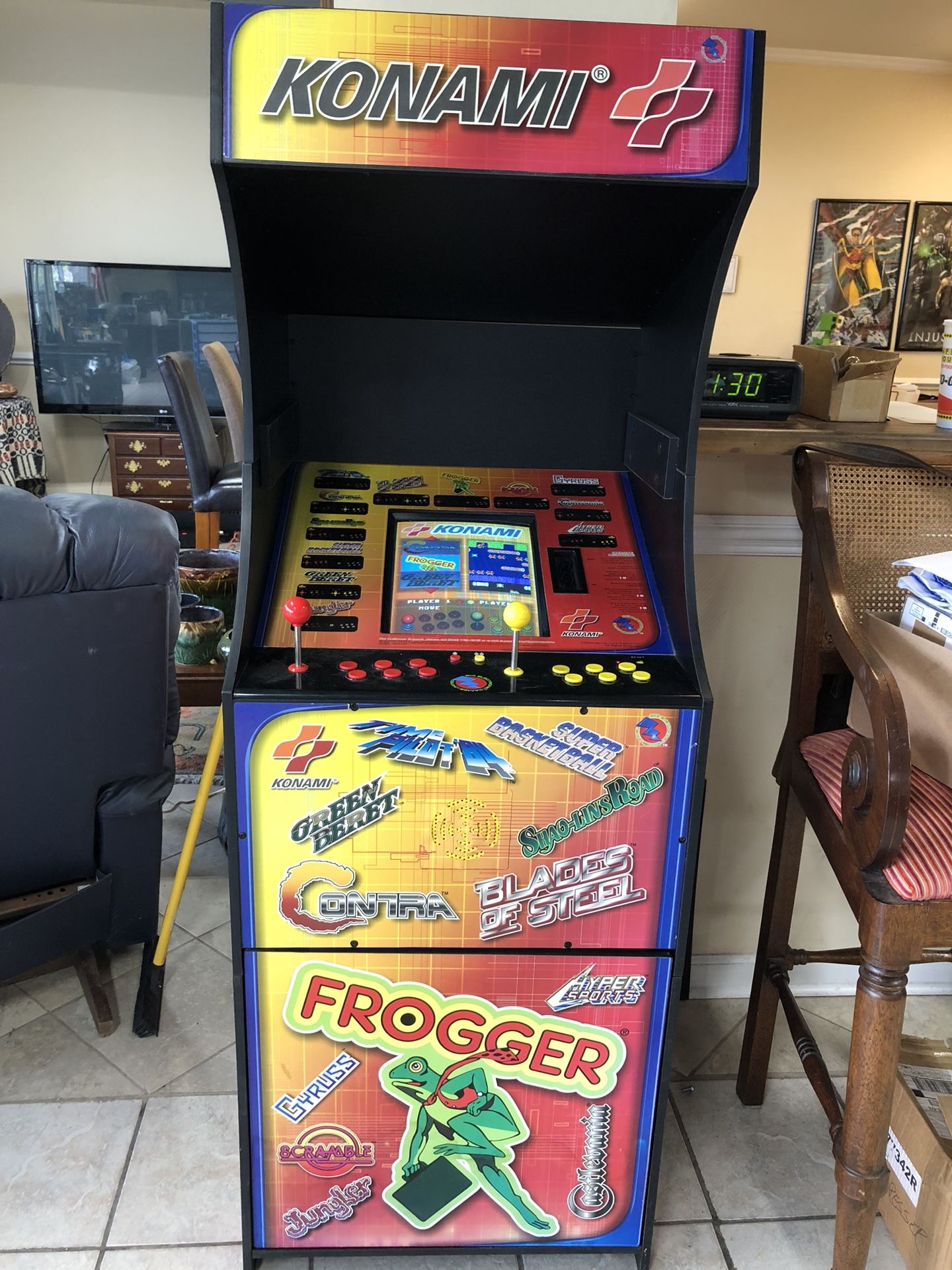 Konami frogger arcade game