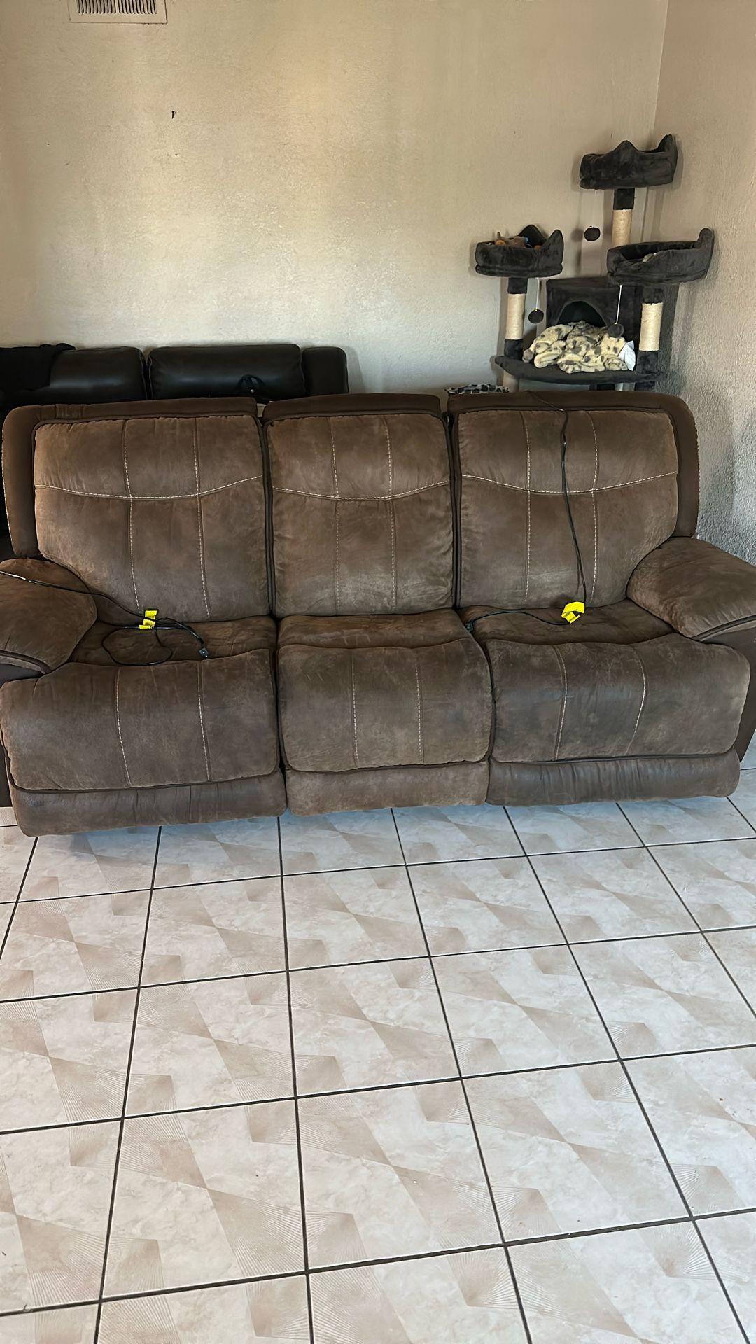 Reclining Couch With Love Seat