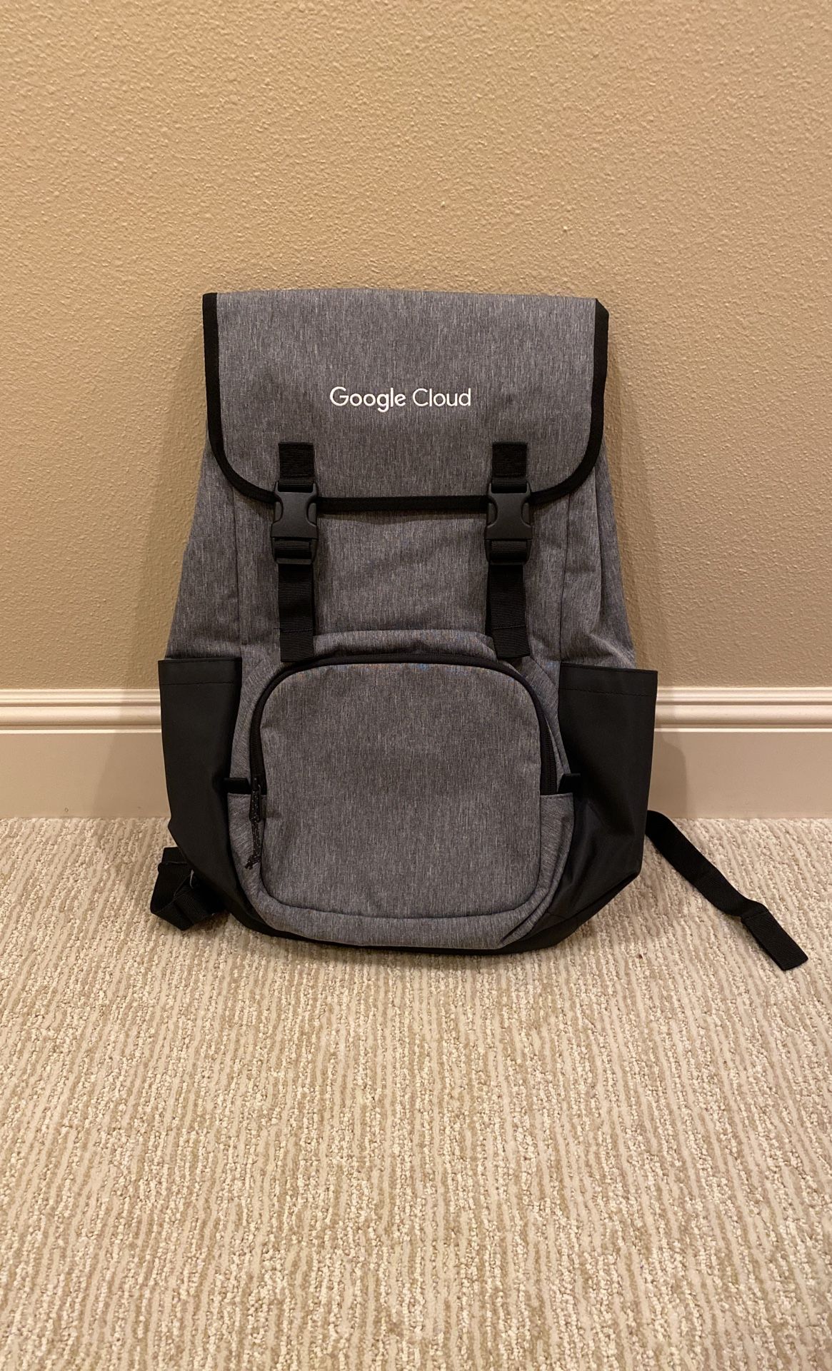 Google Cloud Incognito Light Grey Backpack