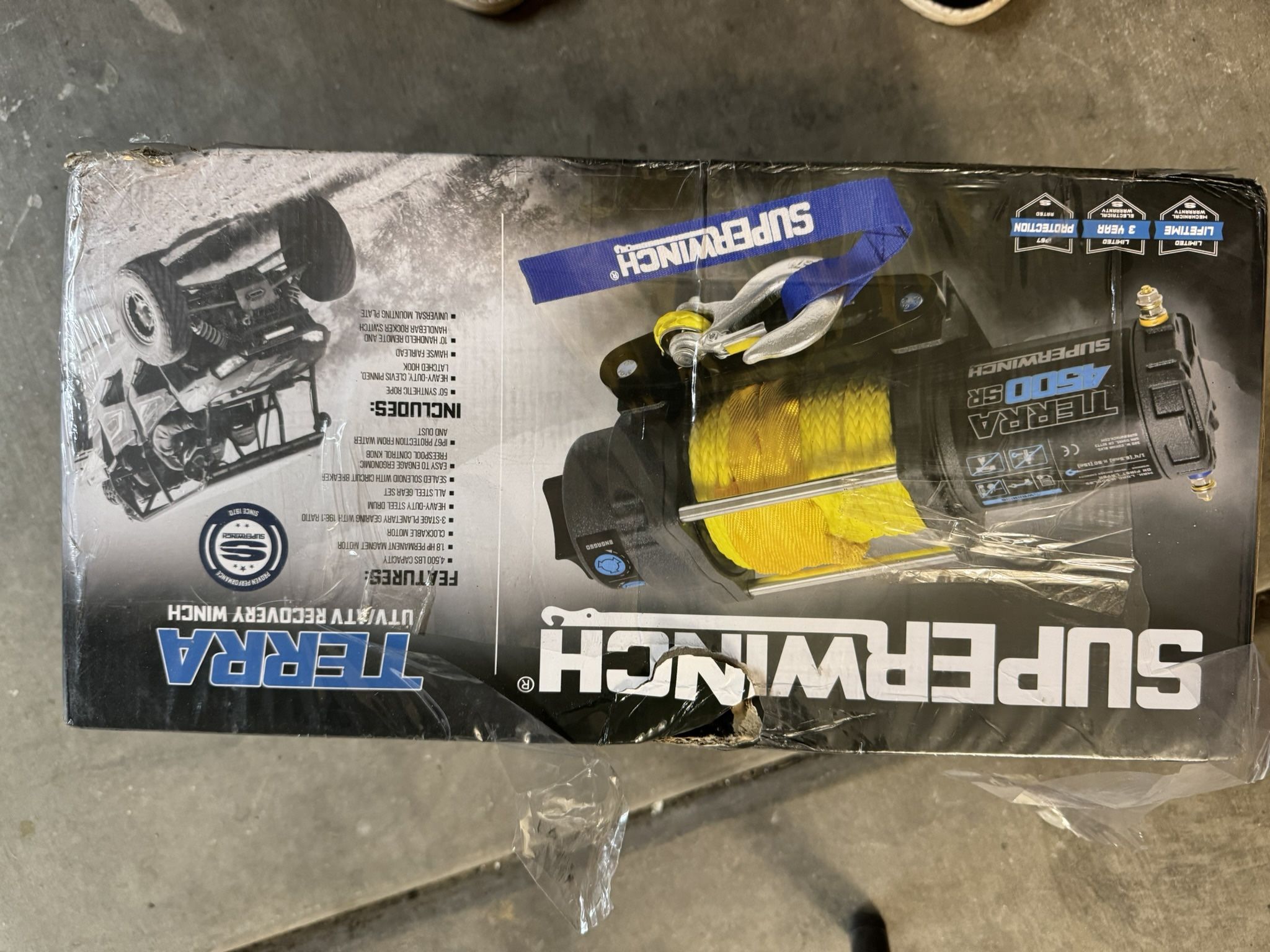 Terra 4500sr Super Winch 