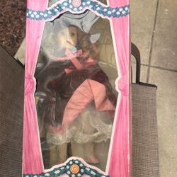 New Vintage Porcelain Doll