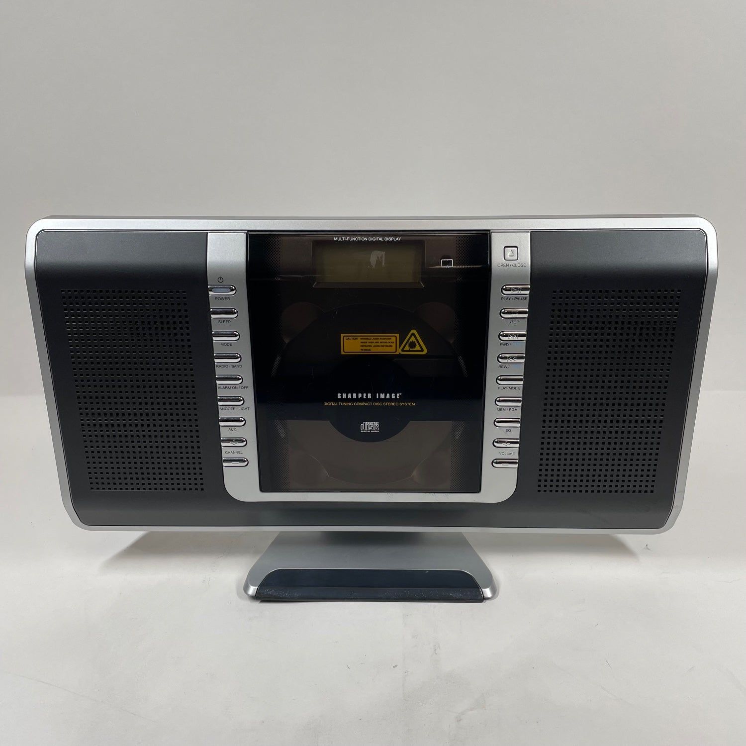 Sharper Image CD Player Blue Night CD Stereo GM807
