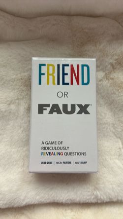 Friend or Faux card game