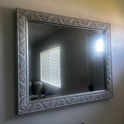 White/Grey Wash Mirror