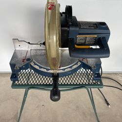 Ryobi 10 Inch Chop Saw / Miter Saw - No Dust Bag - Works Excellent 