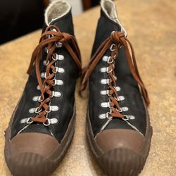 Mens Leather Hightop Converse 