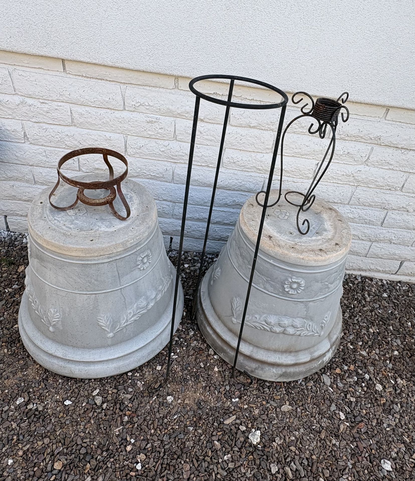 3 Gazing Ball Stands or Plant Stands