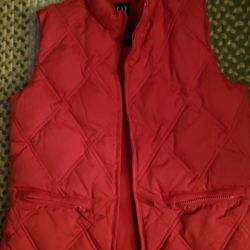 GAP Wms Sz SM Down Filled Vest Like New