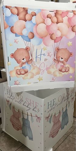 Amazing Spark Gender Reveal Box