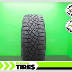 1 LT305/70R18 USED TIRE GOODYEAR WRANGLER TERRITORY MT 10.0/32 TREAD 126/123R