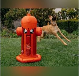 Bark Box Super Chewer & Funboy XL fire hydrant sprinkler Dog toy