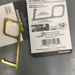 No touch Key Tool  Solid Brass New