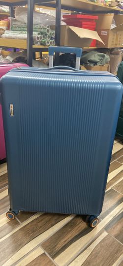 Blue Hard Shell Spinner Luggage Suitcase