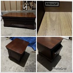 Broyhill: Coffee Table & Two End Tables
