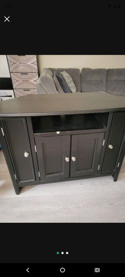 Wooden TV stand