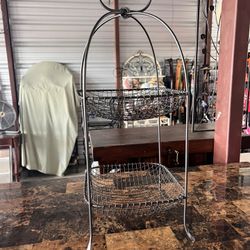 2 Tier Metal Fruit Rack 