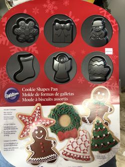 Christmas Cookie Shapes Pan & Mold