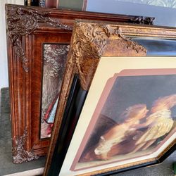 ANTIQUE FRAME COLLECTION (Prints Included) - Buy Individually OR Full Collection 