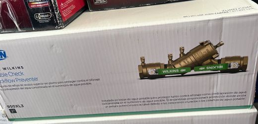 Zurn double check backflow preventer