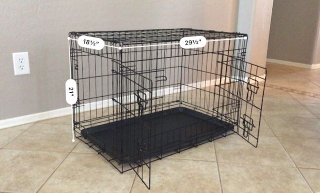 Dog Training Crate 30”x18”x20”