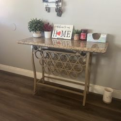 Marble wine rack