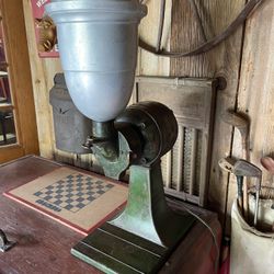 Vintage 1930’s Country Store Electric Coffee Grinder 