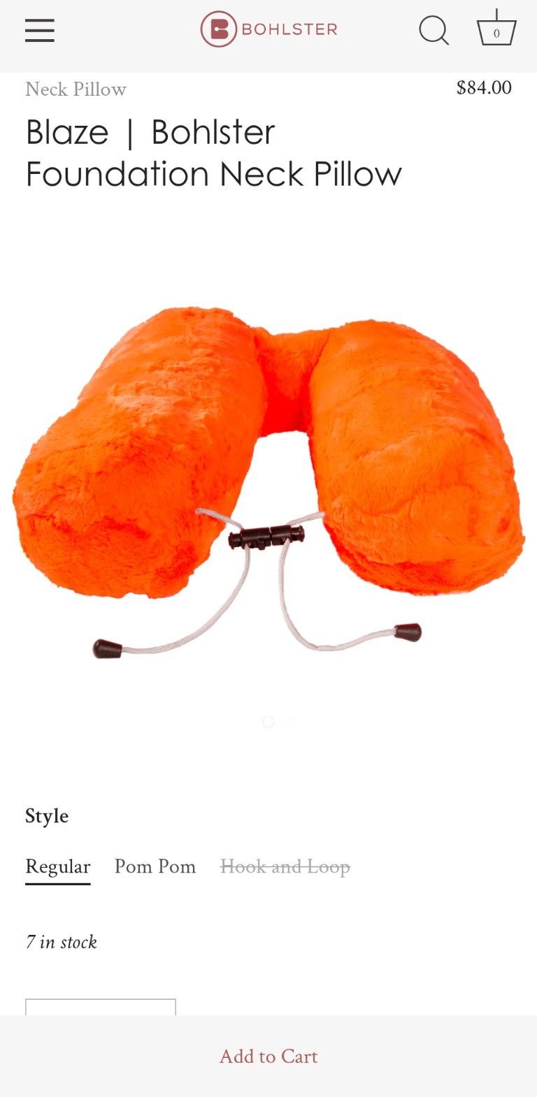 Bohlster Neck Pillow