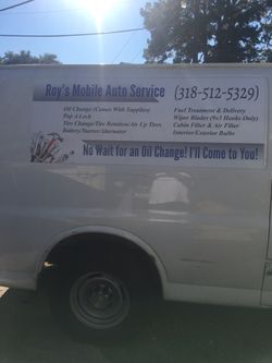 Need a oil change, call me!