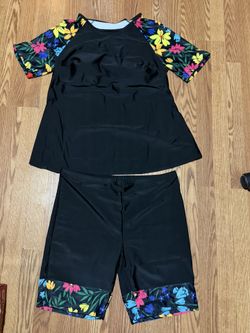 Plus Size Curry Women’s Two Piece Bathing Suit