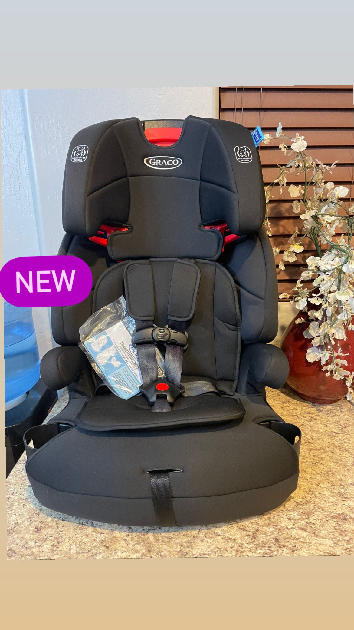 New Graco Tranzitions 3in1 Car Seat