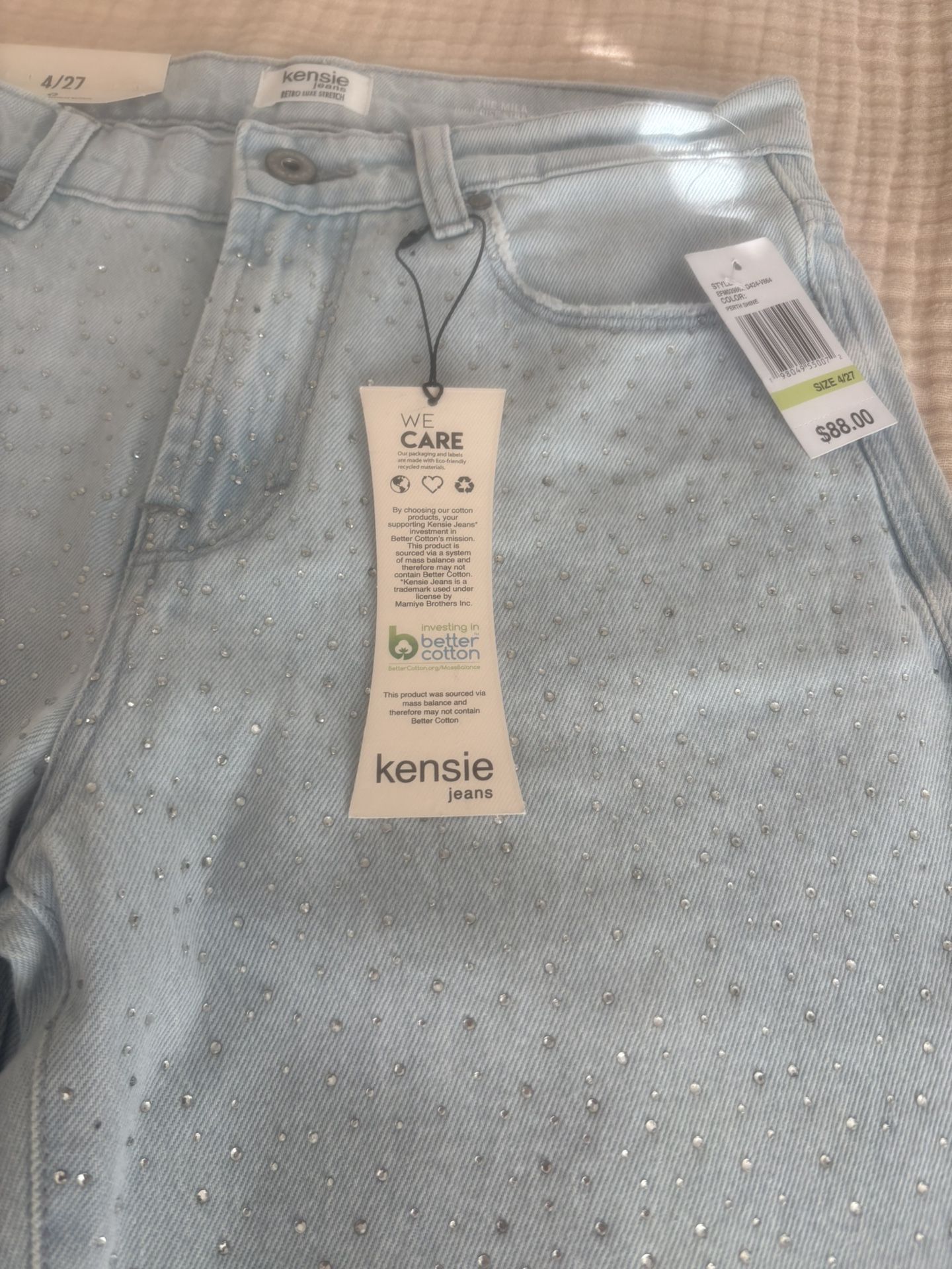 NEW WOMENS BLING DENIM JEANS