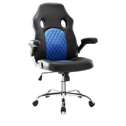 SMUG Gaming Chair Ergonomic Office Chair PU Leather Computer Chair High Back Desk Chair Adjustable Swivel Task Chair with Lumbar Support