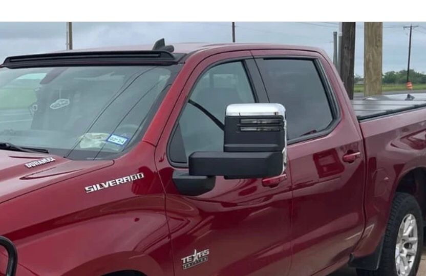 Manual Extendable Towing Mirrors Chevrolet 2019-2025