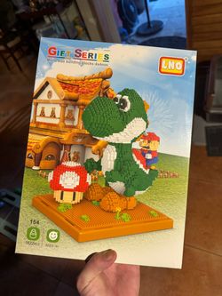 Building blocks yoshi Mario