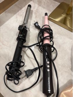 Free curling irons and new makeup bags