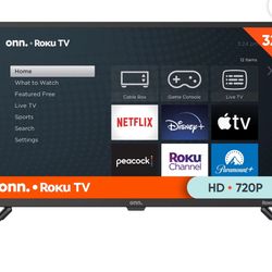 onn. Roku 32” Tv
