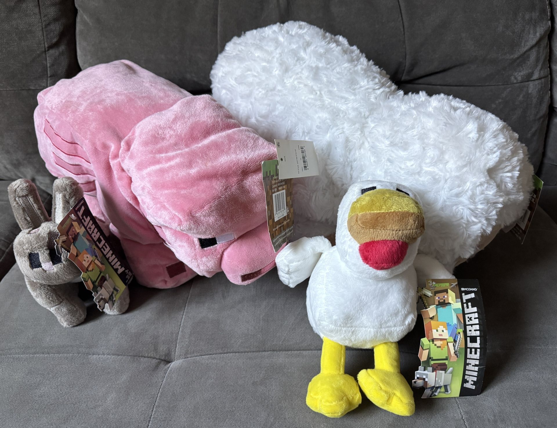 Minecraft Stuffed Animals - New with Tags