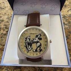 Steamboat Willy Disney 100 NEW Watch