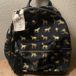 Canvas Unicorn Backpack/Purse