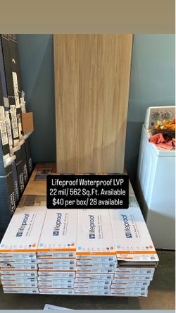 Lifeproof Waukee Mill Maple 22 MIL Waterproof LVP Flooring – 28 Boxes / 562 Sq Ft